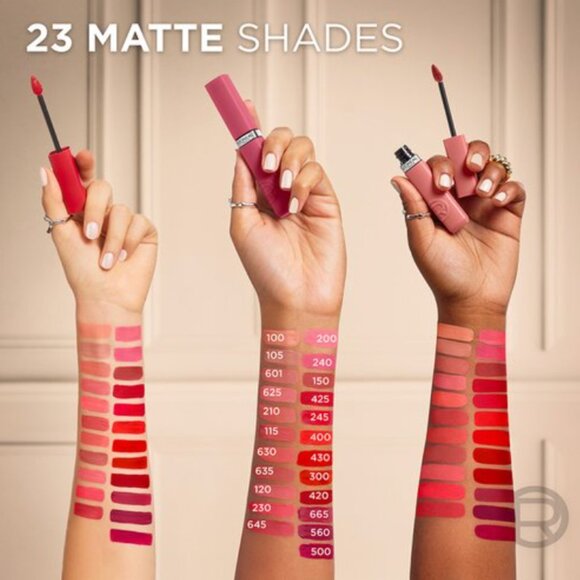 L'Oreal Infallible Matte Resistance Liquid Lipstick Trio | 105, 210, 420 | NEW - Picture 6 of 6